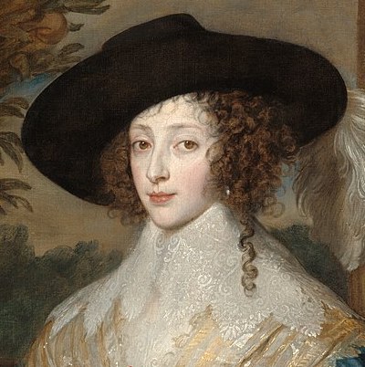 Image associated with
            Queen Henrietta Maria with Jeffery Hudson 